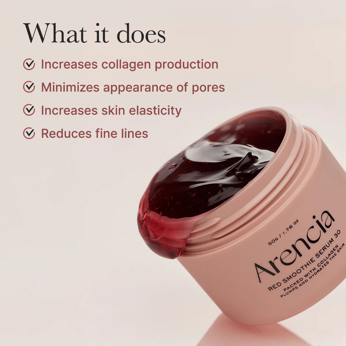 Arencia - Fresh Red Smoothie Serum 30 - 50 gr