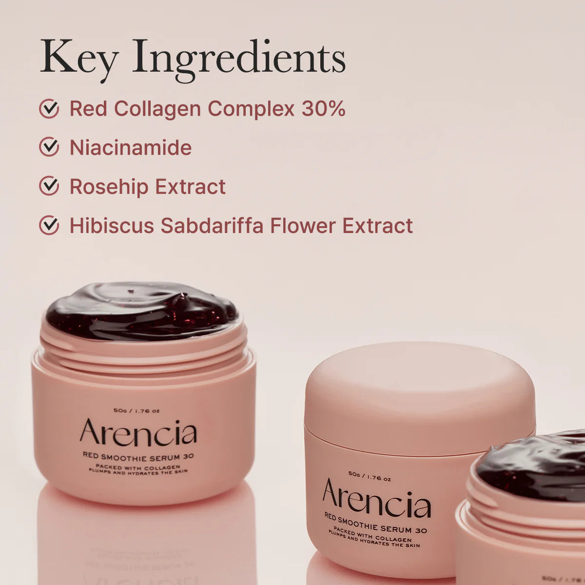 Arencia - Fresh Red Smoothie Serum 30 - 50 gr