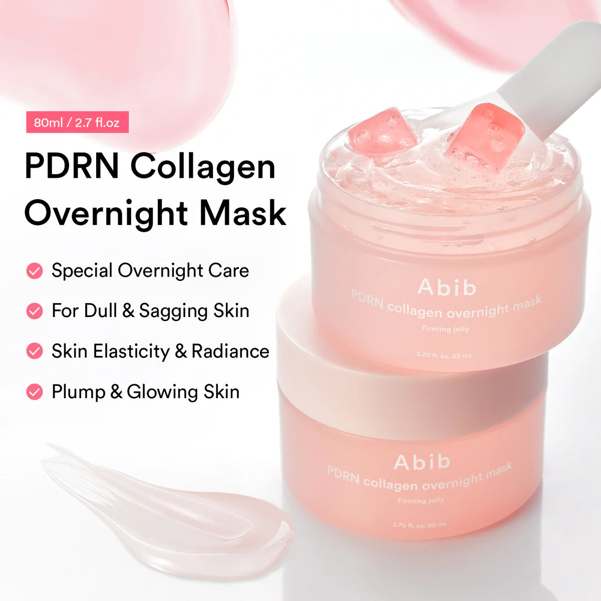Abib - PDRN Collagen Overnight Mask Firming Jelly - 80 ml