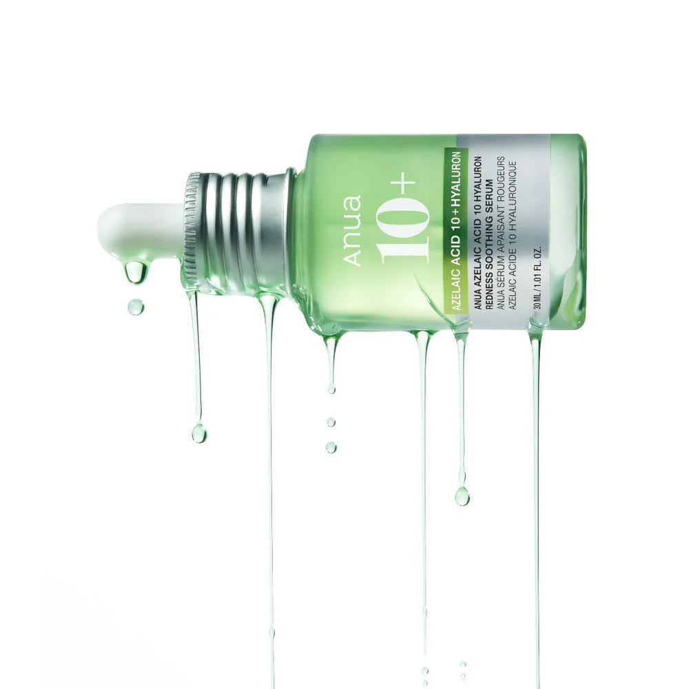 ANUA - Azelaic Acid 10 Hyaluron Redness Soothing Serum 30 ML (Calmante E Hidratante) - 30 ml