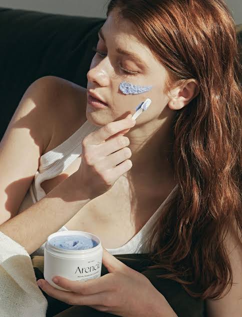 Arencia -  Blue Hyssop Rice Mochi Cleanser - 120 gr