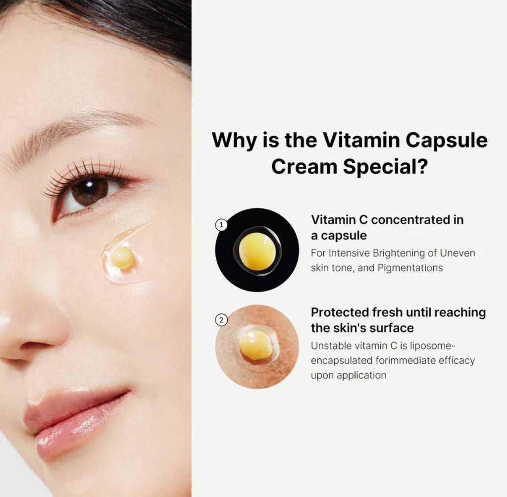 Medicube - Deep Vita C Capsule Cream - 55g | Crema con Vitamina C para Rejuvenecer e Iluminar la Piel