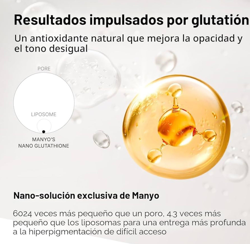 ma:nyo - Glutathione 7 Dark Spot Serum - 30ml | Suero Despigmentante E Iluminador Para Corregir Manchas Y Unificar El Tono