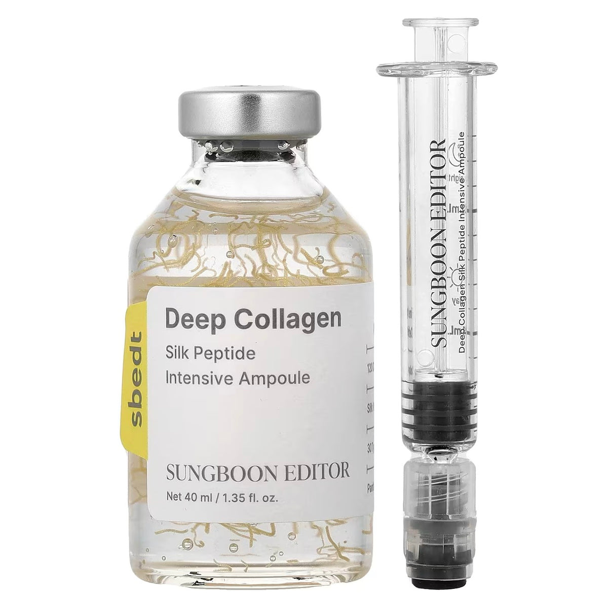 Sungboon Editor - Deep Collagen Silk Peptide Intensive Ampoule - 40ml | Ampolleta Reafirmante Intensiva Con Colágeno Y Péptidos De Seda