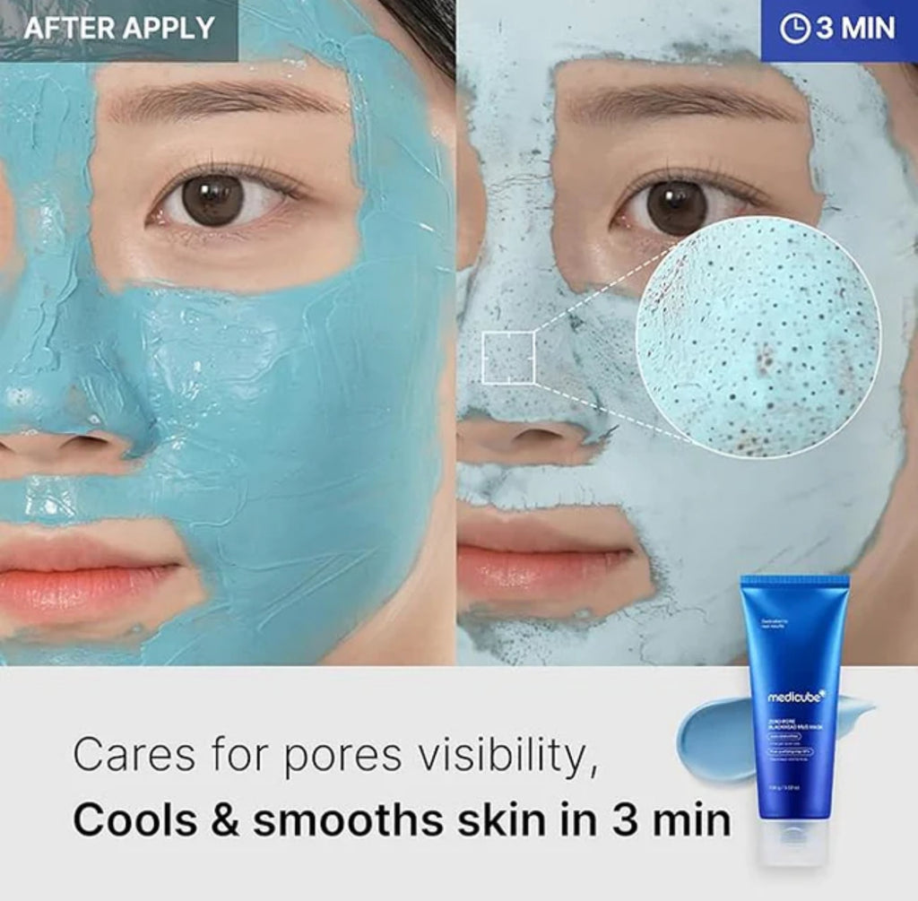 Medicube - Zero Pore Blackhead Mud Mask - 100 g | Mascarilla Purificante para Poros y Puntos Negros