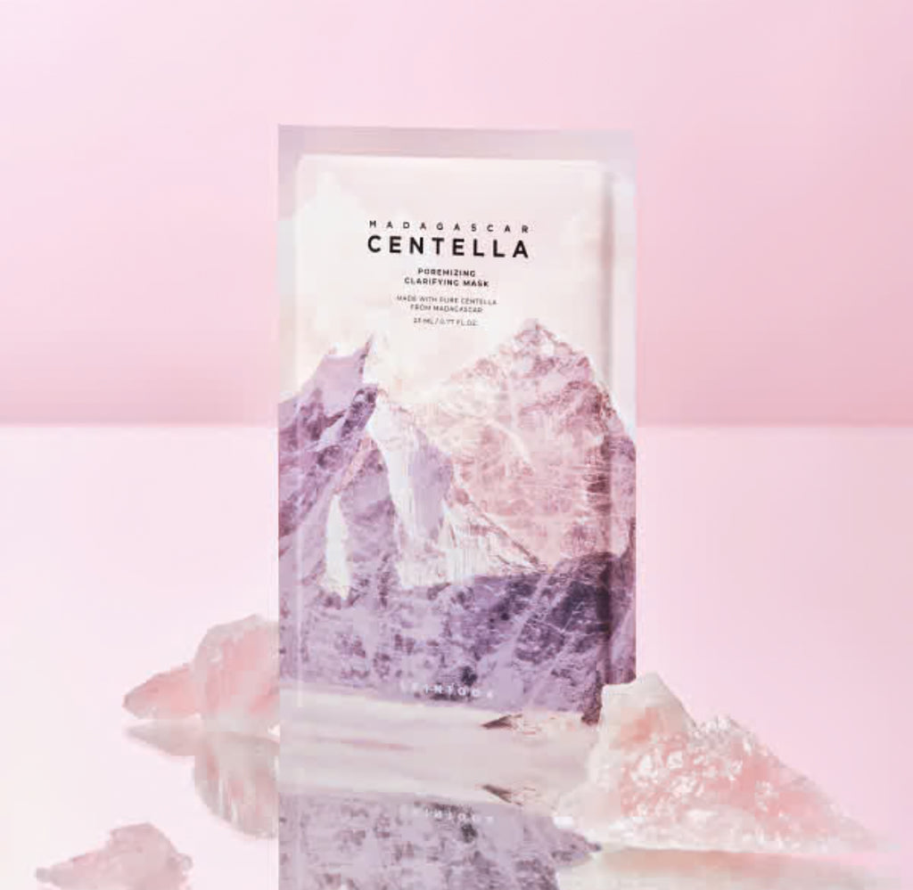 SKIN1004 - Madagascar Centella Poremizing Clarifying Mask - 1 pieza | Mascarilla Minimiza Poros y Equilibra la Piel