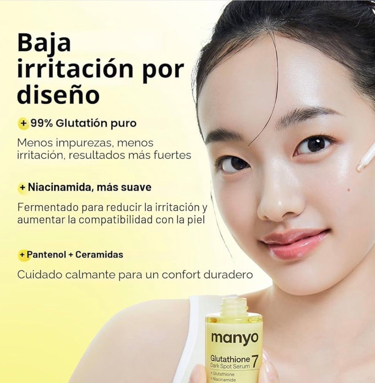 ma:nyo - Glutathione 7 Dark Spot Serum - 30ml | Suero Despigmentante E Iluminador Para Corregir Manchas Y Unificar El Tono