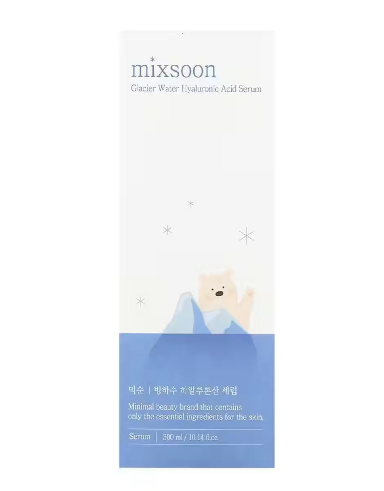 MIXSOON Glacier Water Hyaluronic Acid Serum - 300ml