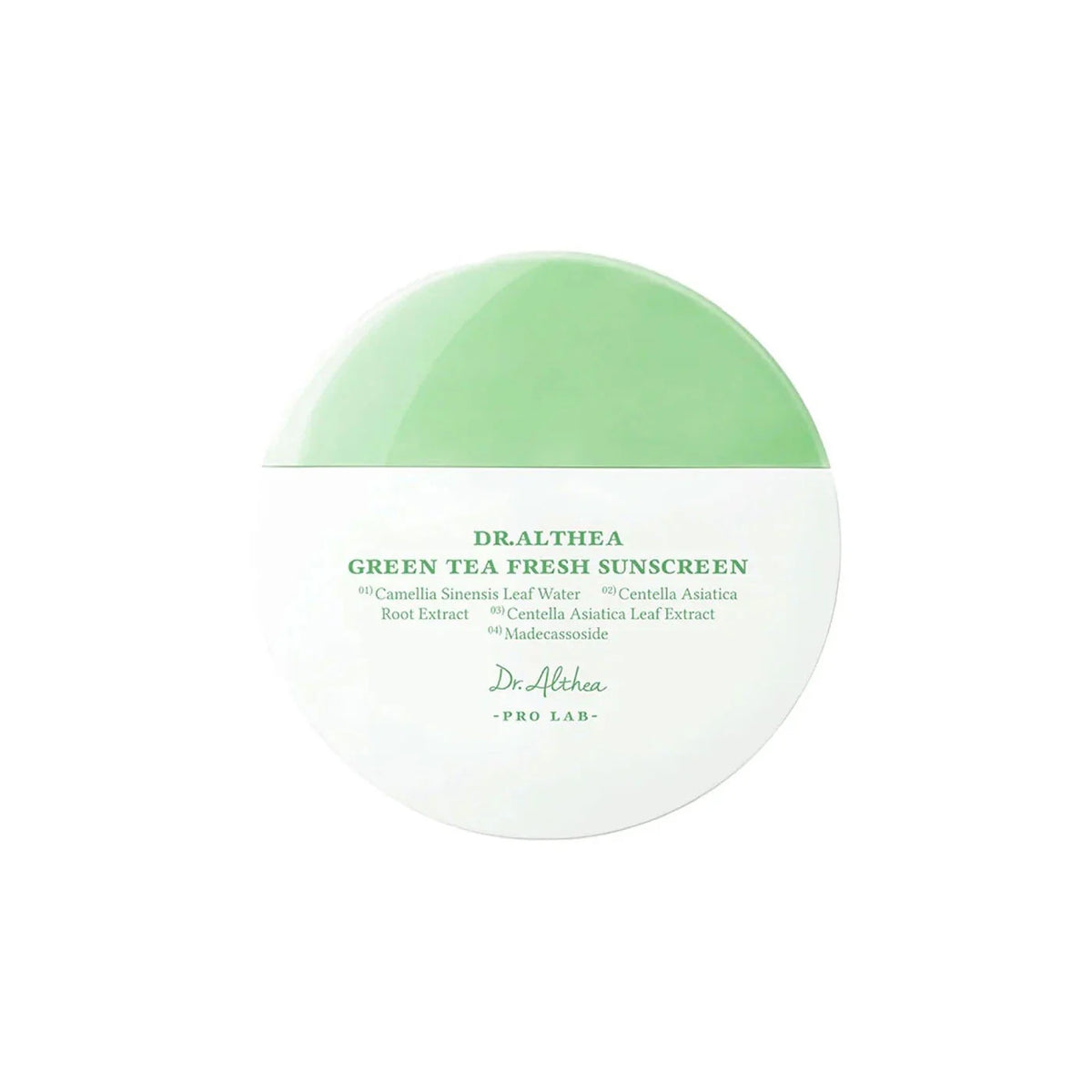 Dr. Althea - Green Tea Fresh Sunscreen - 45ml | Protector Solar Facial Ligero y Calmante