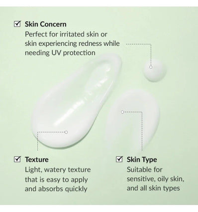 Dr. Althea - Green Tea Fresh Sunscreen - 45ml | Protector Solar Facial Ligero y Calmante