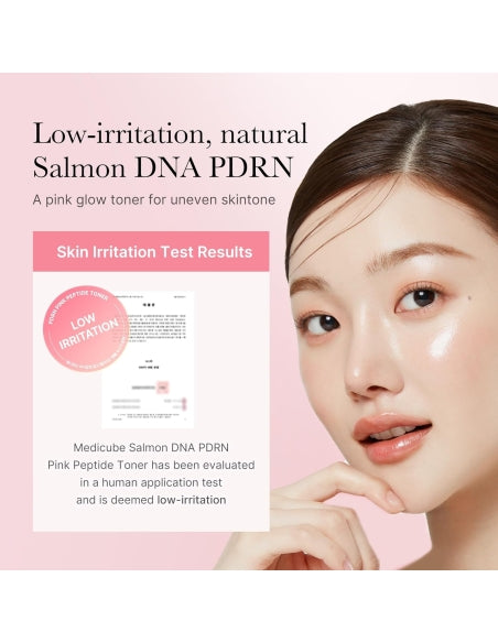 Medicube - PDRN Pink Niacinamide Milky Toner - 150ml | Tónico Facial Iluminador y Reparador