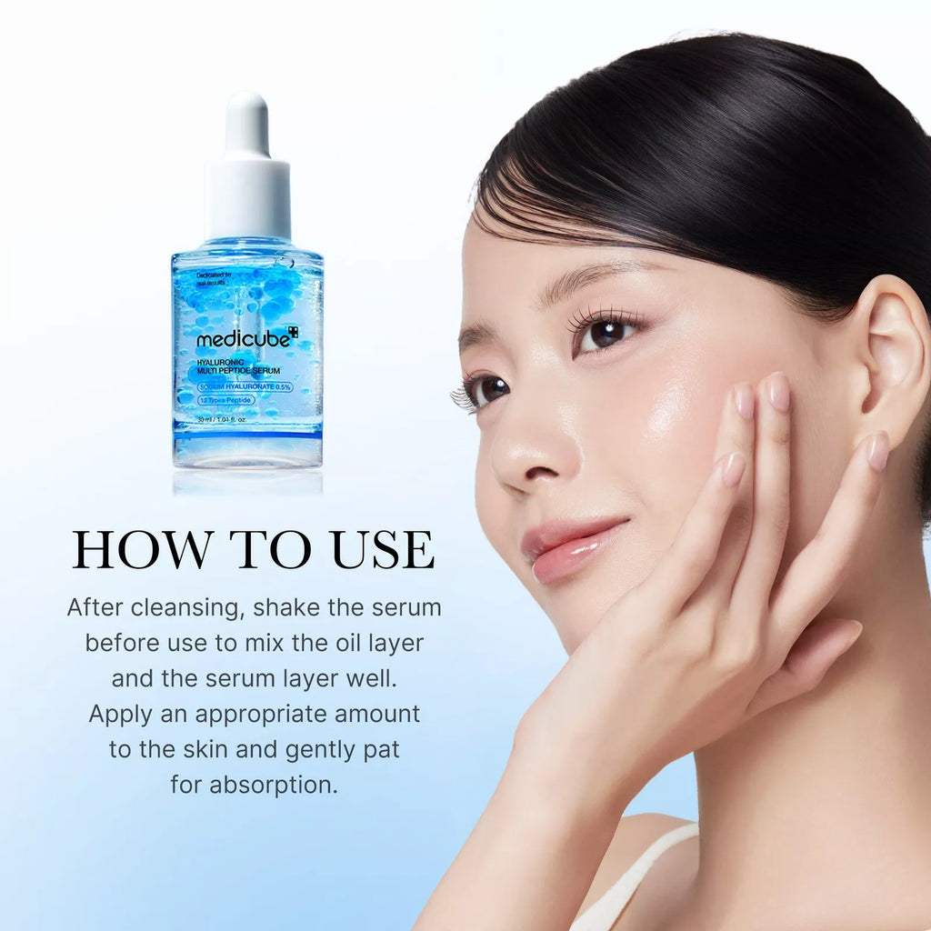 Medicube - Hyaluronic Multi Peptide Serum - 30ml | Sérum Facial Hidratante y Reafirmante