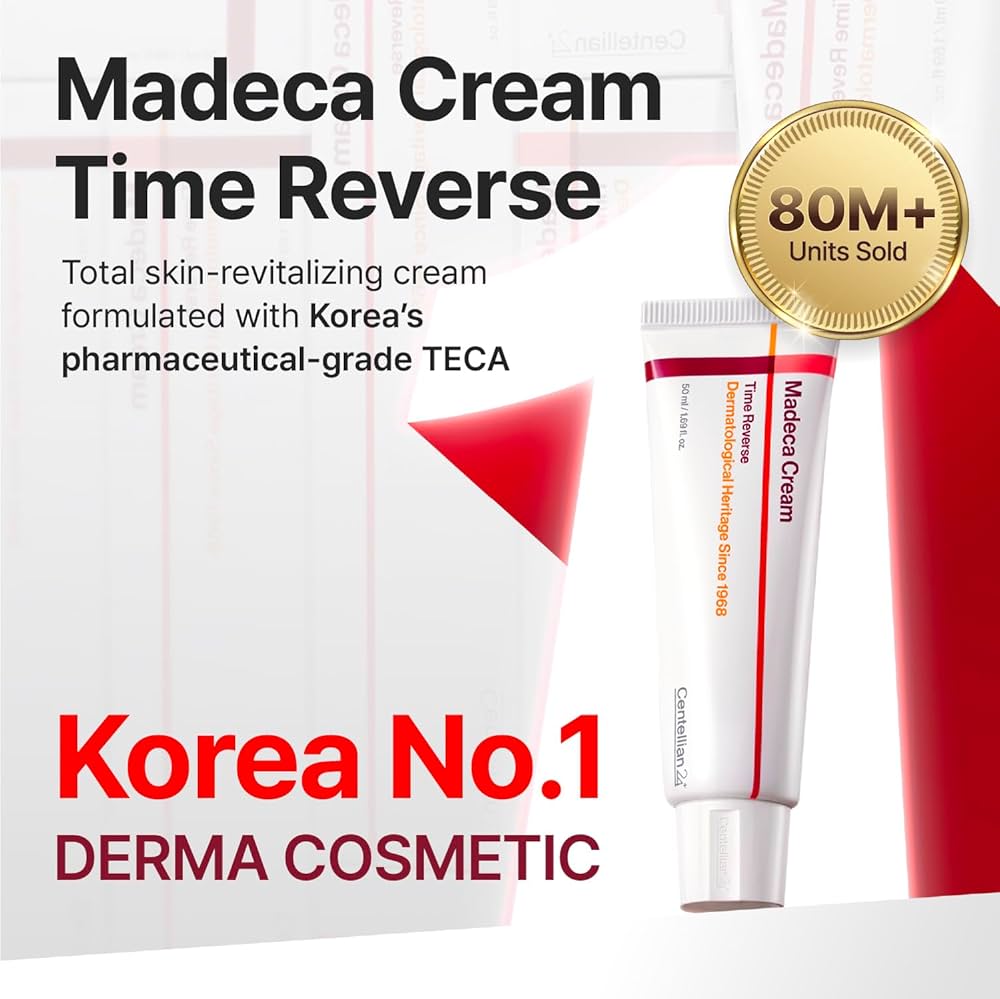 Centellian24 - Madeca Cream Time Reverse - 50ml | Crema Facial Reparadora y Antiedad