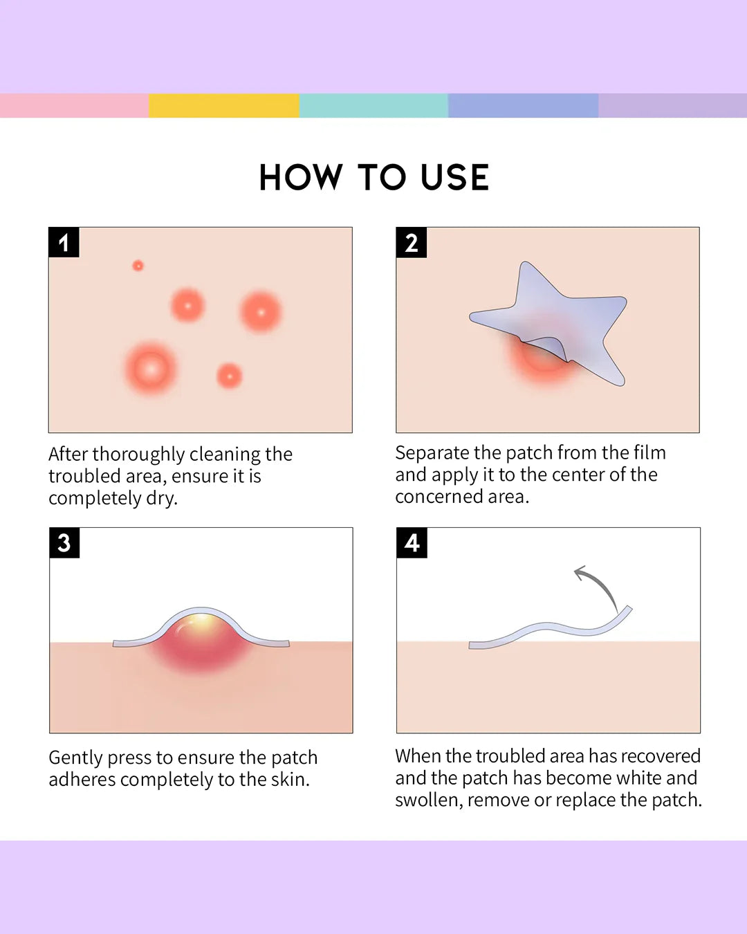 OOTD BEAUTY - Star Spot Patch - 80 patches | Parches Antiacné Protectores