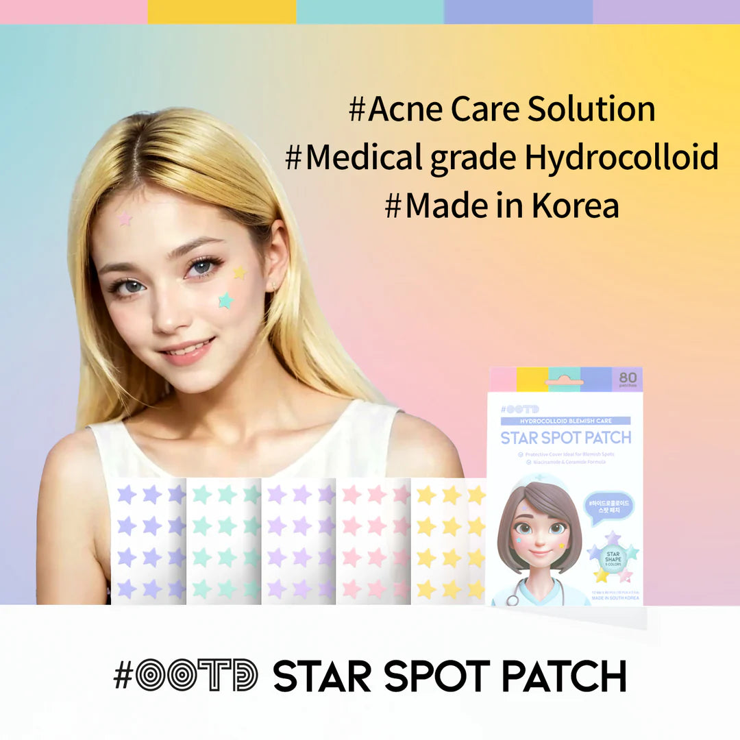 OOTD BEAUTY - Star Spot Patch - 80 patches | Parches Antiacné Protectores