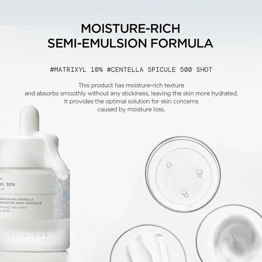 SKIN 1004 - Madagascar Centella Matrixyl 10 Boosting Shot Ampoule - 30 ml