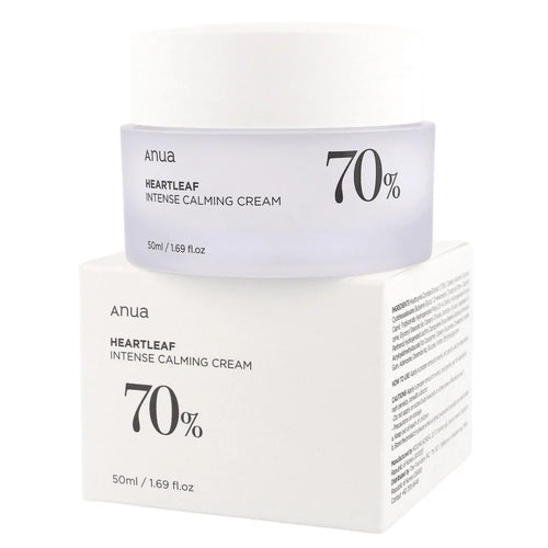 Anua - Heartleaf 70 Intense Calming Cream - 50ml | Crema Hidratante y Calmante Intensiva con Houttuynia