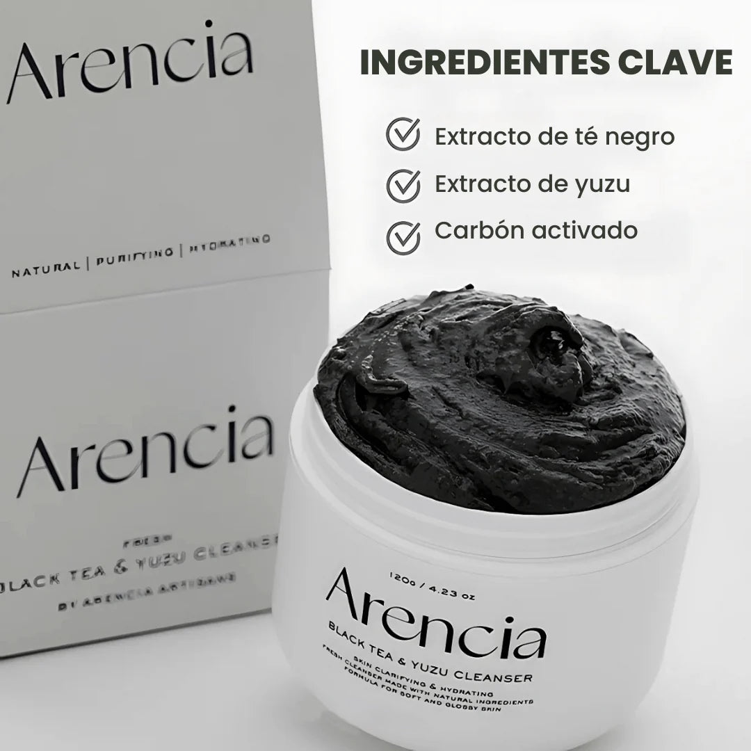 Arencia - Black Tea Rice Mochi Cleanser - 120gr