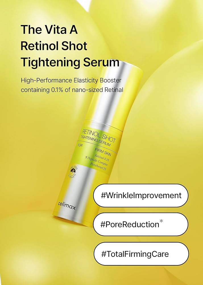Celimax - The Vita-A Retinol Shot Tightening Serum - 30ml | Sérum Reafirmante y Antiedad con Retinol