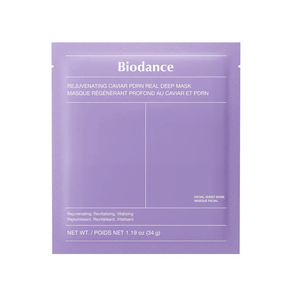 BIODANCE - Rejuvenating Caviar PDRN Real Deep Mask - 1 pieza | Mascarilla Regeneradora e Hidratante con Caviar y PDRN