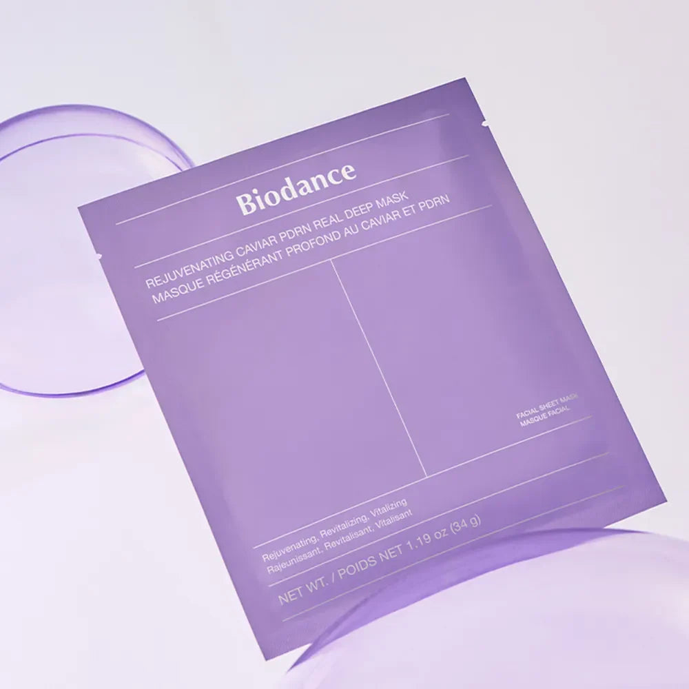 BIODANCE - Rejuvenating Caviar PDRN Real Deep Mask - 1 pieza | Mascarilla Regeneradora e Hidratante con Caviar y PDRN