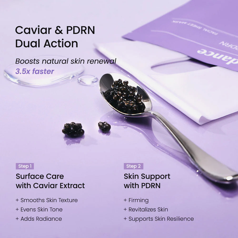 BIODANCE - Rejuvenating Caviar PDRN Real Deep Mask - 1 pieza | Mascarilla Regeneradora e Hidratante con Caviar y PDRN
