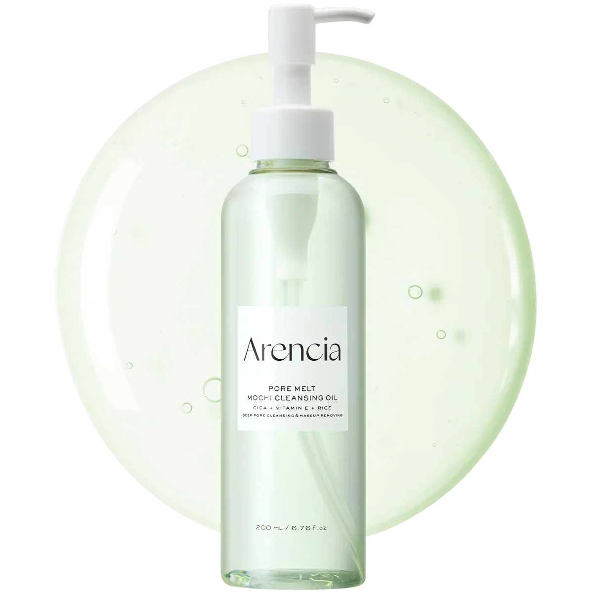 Arencia - Pore Melt Mochi Cleansing Oil - 200ml | Aceite Limpiador Profundo que Remueve Impurezas y Exceso de Sebo