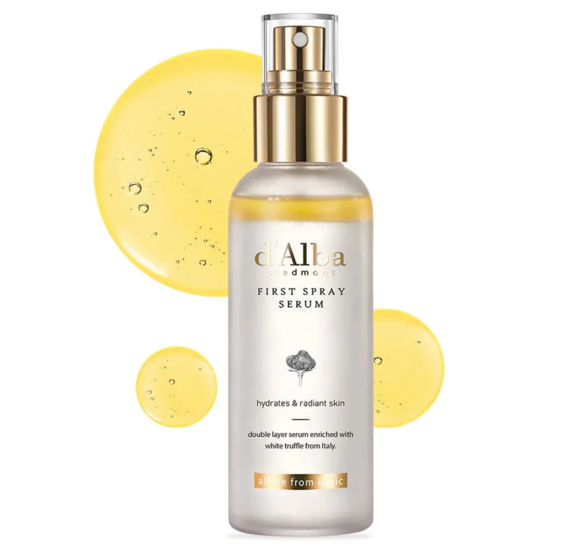 d'Alba - White Truffle First Spray Serum - 100ml | Sérum en Bruma Hidratante e Iluminador (Vegan)