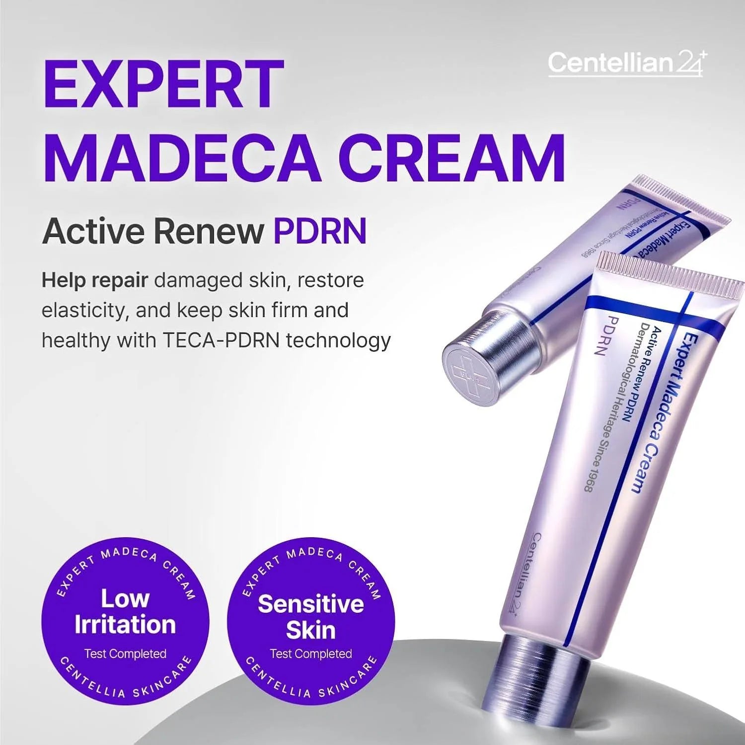 Centellian24 - Expert Madeca Cream Active Renew PDRN - 50ml | Crema Regeneradora, Reafirmante y Reparadora