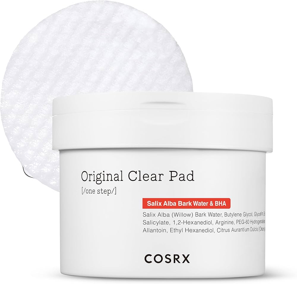 COSRX One Step Original Clear Pad- 70 Pads | Exfolia, elimina impurezas y exceso de sebo
