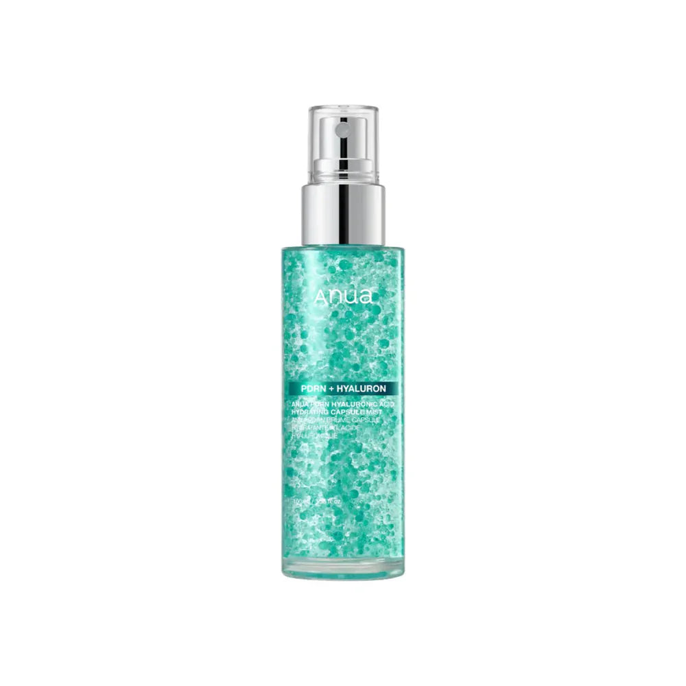 ANUA - PDRN Hyaluronic Acid Hydrating Capsule Mist - 100ml | Bruma Hidratante Intensiva Con PDRN Y Cápsulas De Ácido Hialurónico Para Mayor Elasticidad