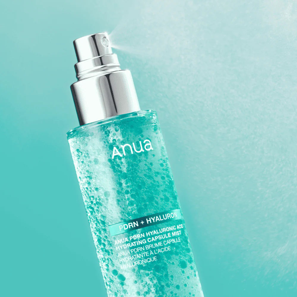 ANUA - PDRN Hyaluronic Acid Hydrating Capsule Mist - 100ml | Bruma Hidratante Intensiva Con PDRN Y Cápsulas De Ácido Hialurónico Para Mayor Elasticidad