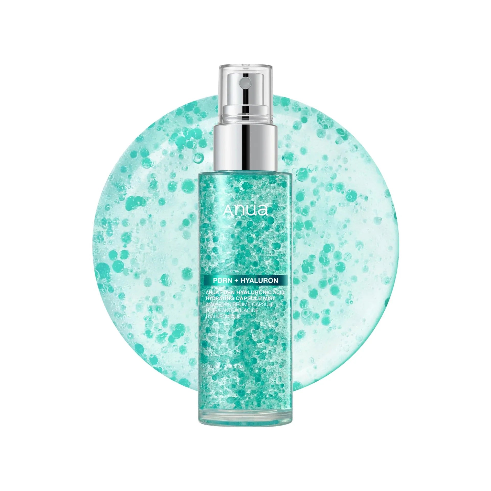 ANUA - PDRN Hyaluronic Acid Hydrating Capsule Mist - 100ml | Bruma Hidratante Intensiva Con PDRN Y Cápsulas De Ácido Hialurónico Para Mayor Elasticidad