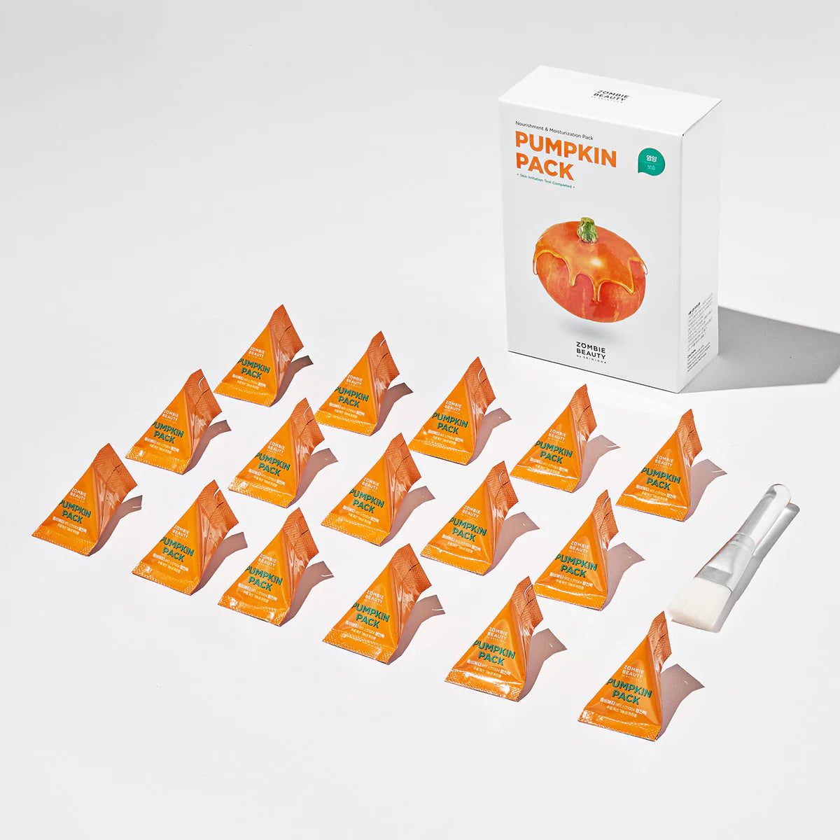 SKIN1004 - ZOMBIE BEAUTY Pumpkin Pack (Kit con 16 mascarillas) | Mascarillas Exfoliantes y Nutritivas con Extracto de Calabaza