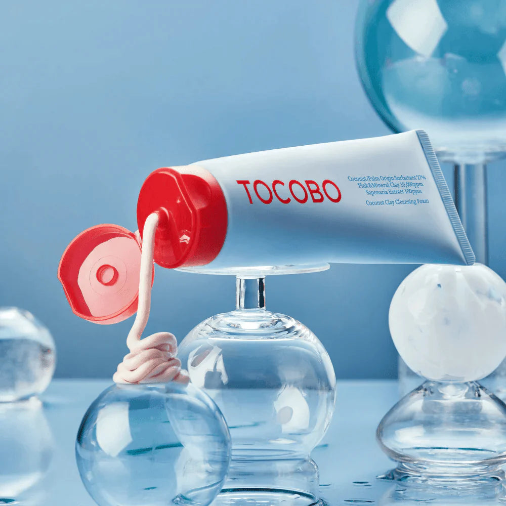 TOCOBO - Coconut Clay Cleansing Foam - 150ml | Limpiador Facial Purificante con Arcilla y Coco
