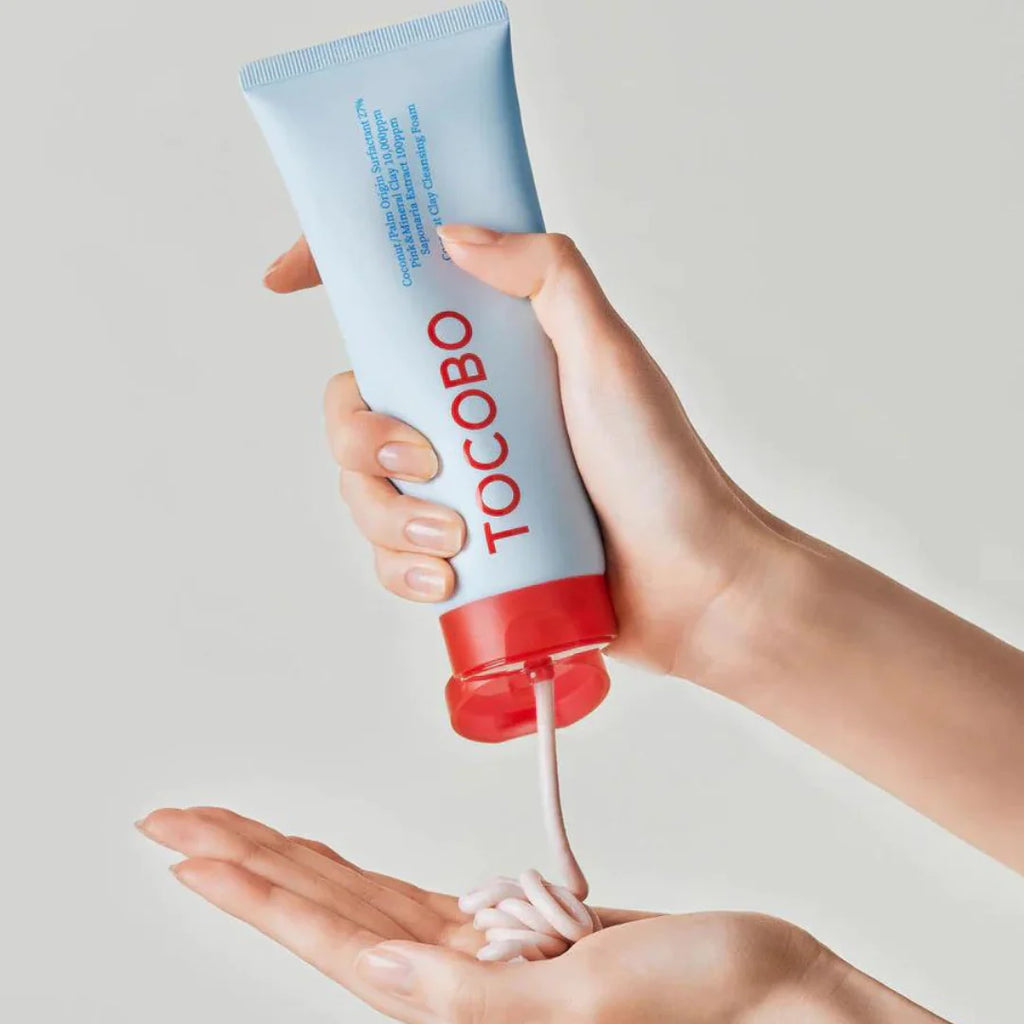 TOCOBO - Coconut Clay Cleansing Foam - 150ml | Limpiador Facial Purificante con Arcilla y Coco