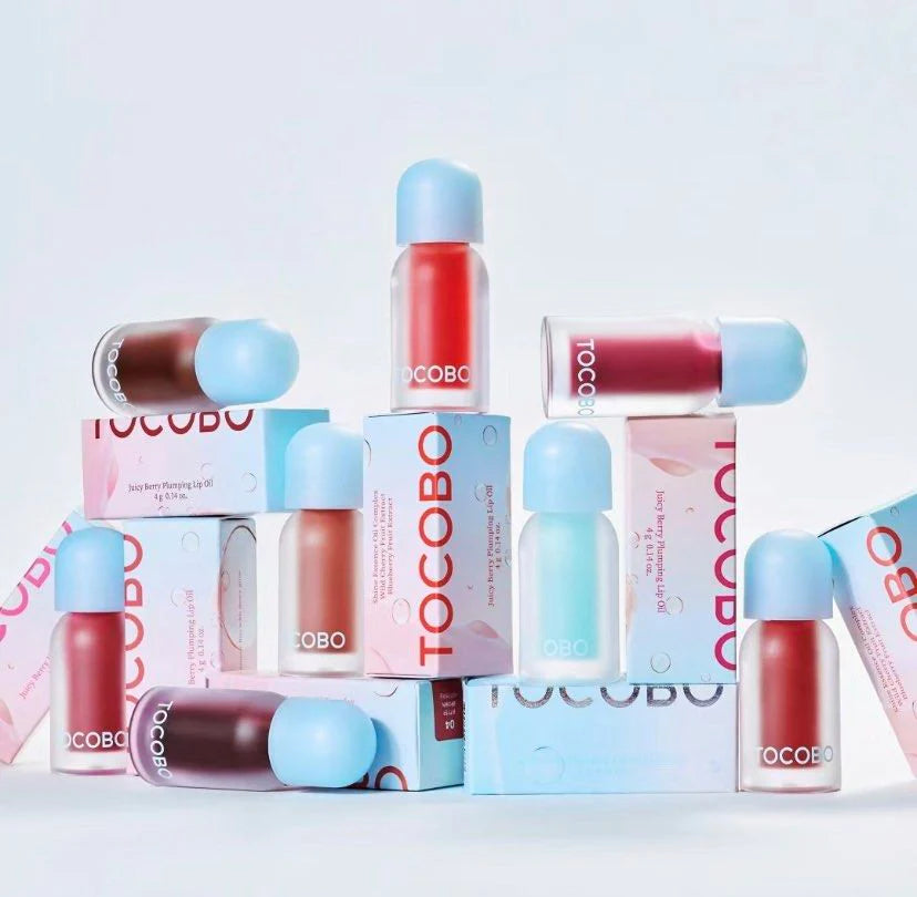 TOCOBO - Juicy Berry Plumping Lip Oil - 3.5g | Aceite Labial Hidratante con Efecto Voluminizador
