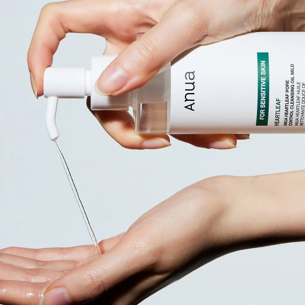 ANUA - Heartleaf Pore Control Cleansing Oil Mild - 200ml | Aceite Limpiador Elimina Sebo Impurezas