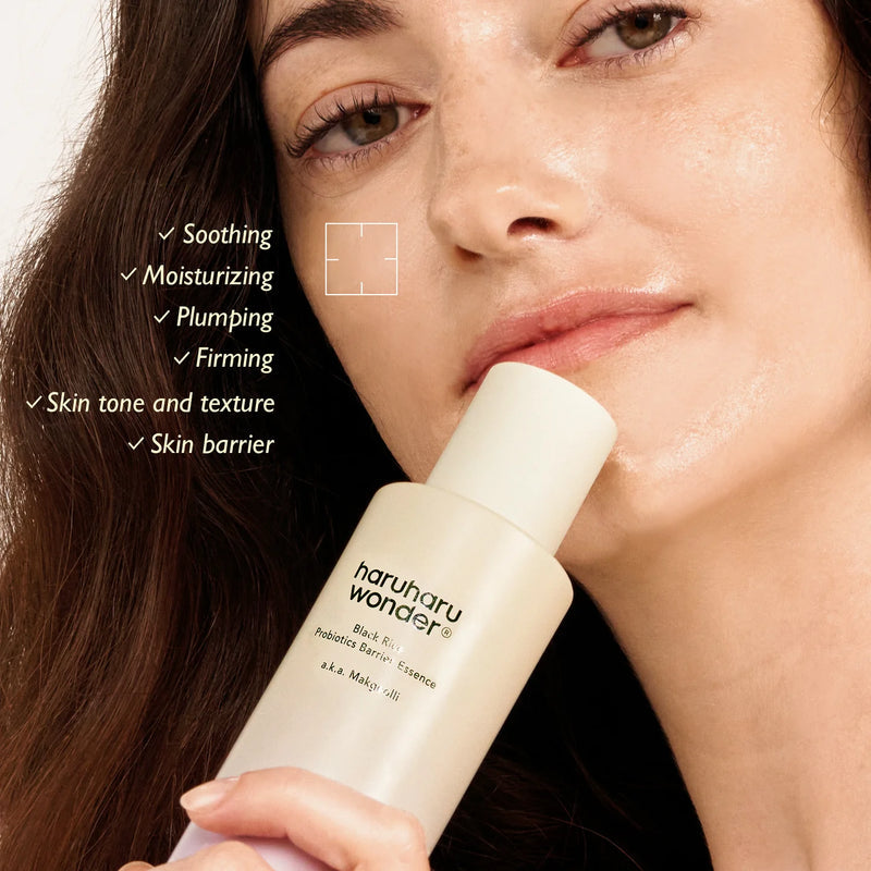 Haruharu Wonder - Black Rice Probiotics Barrier Essence - 120ml | Esencia Hidratante Reparadora