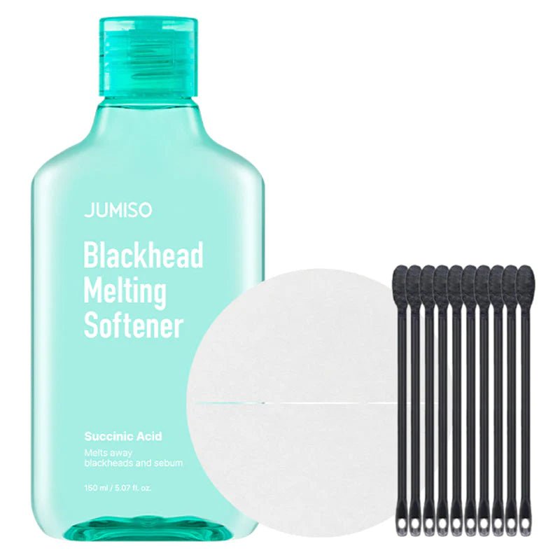 Jumiso - Blackhead Melting Softener 150ml + Cotton Pads (40 pads) set | Derrite puntos negros