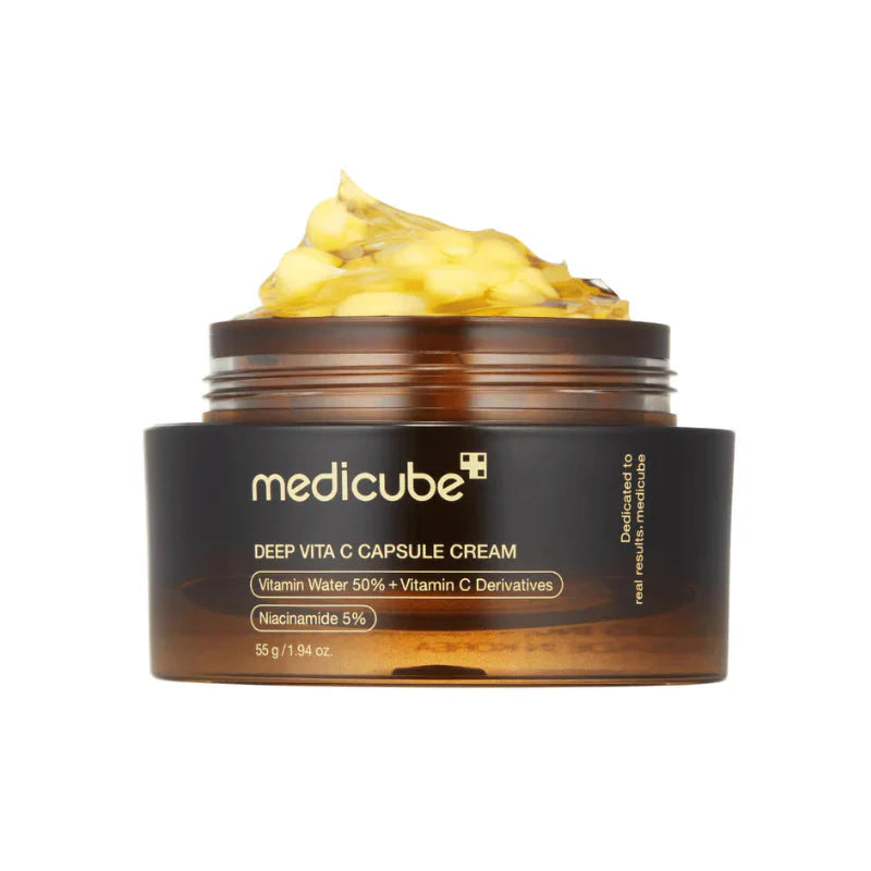 Medicube - Deep Vita C Capsule Cream - 55g | Crema con Vitamina C para Rejuvenecer e Iluminar la Piel