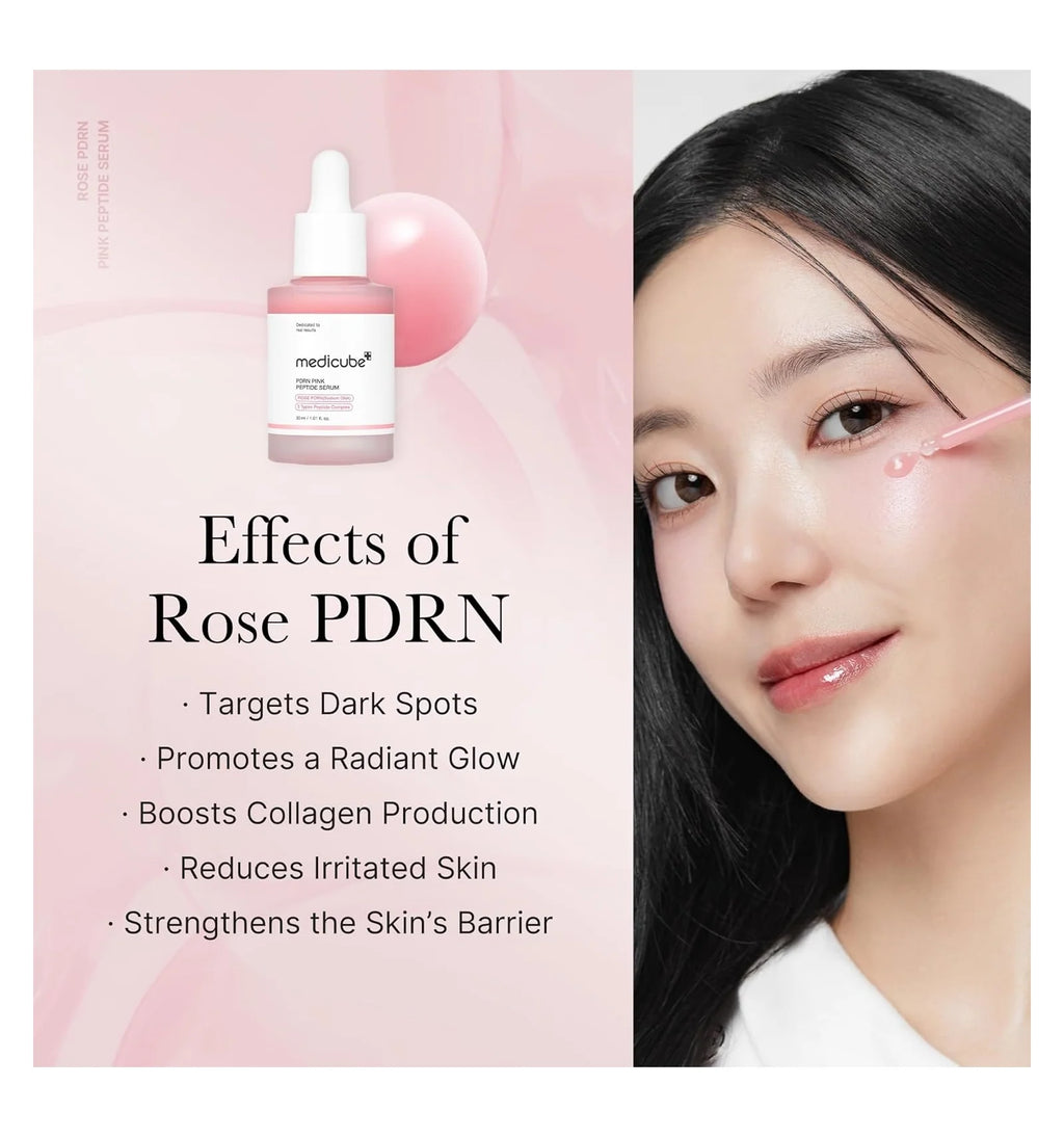 Medicube - PDRN Pink Peptide Serum - 30ml | Suero Rejuvenecedor