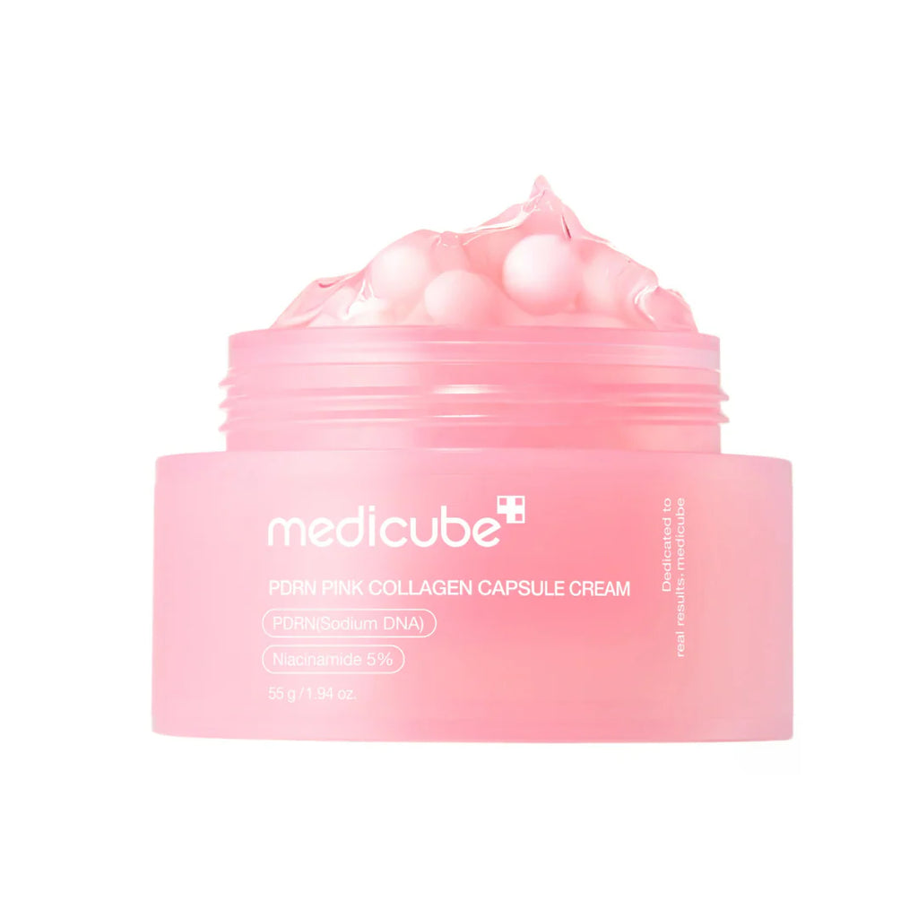 Medicube - PDRN Pink Collagen Capsule Cream - 55g | Crema Reafirmante y Regeneradora