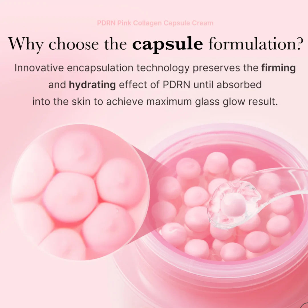 Medicube - PDRN Pink Collagen Capsule Cream - 55g | Crema Reafirmante y Regeneradora