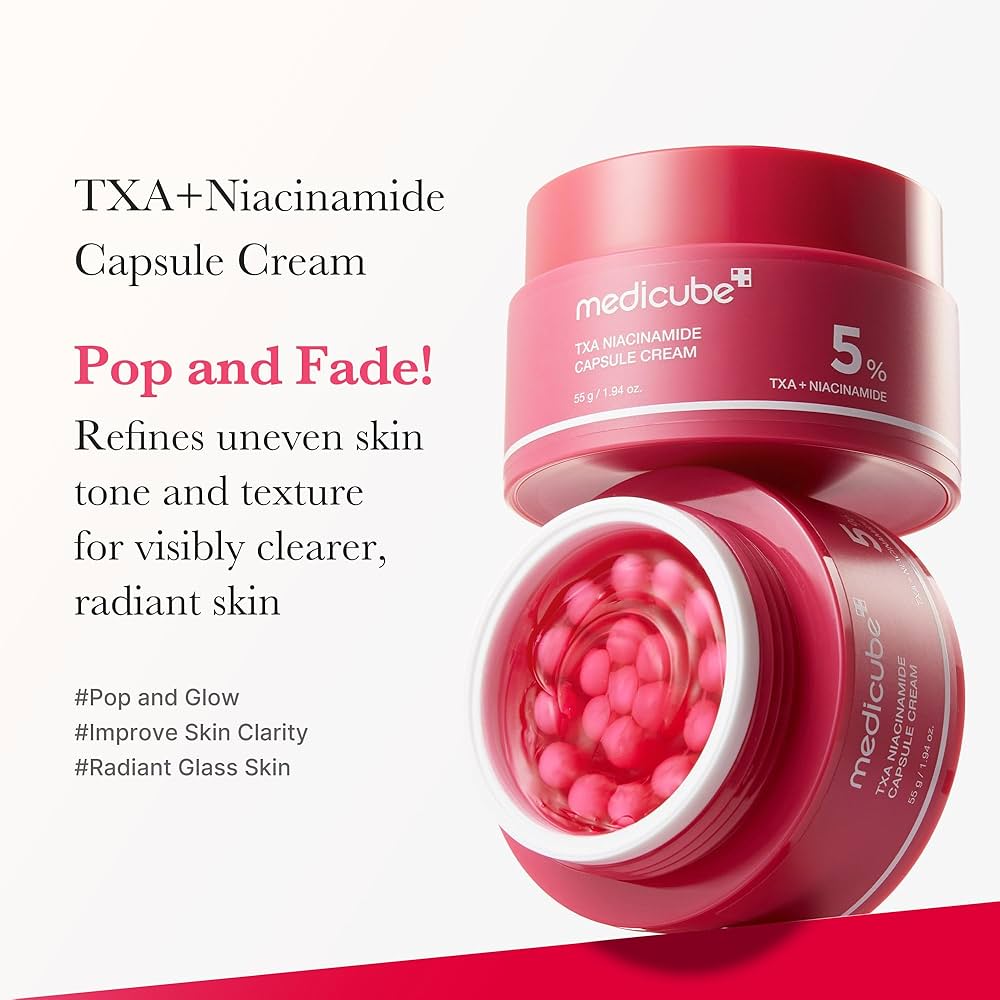 Medicube - TXA Niacinamide Capsule Cream - 55g | Crema Despigmentante e Iluminadora