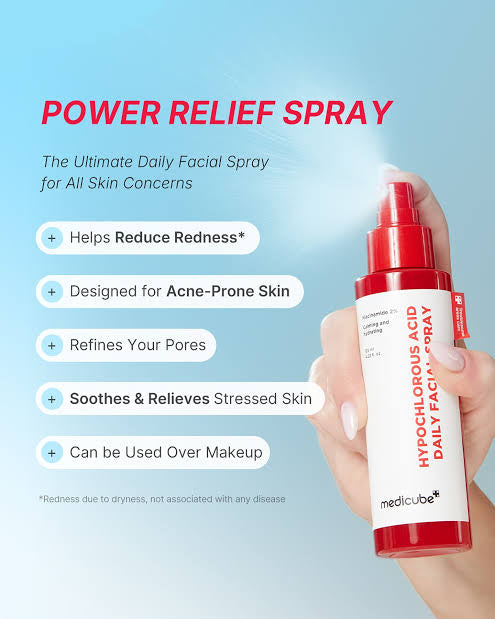 Medicube - Hypochlorous Acid Daily Facial Spray - 125ml | Spray Facial Calmante y Purificante Diario