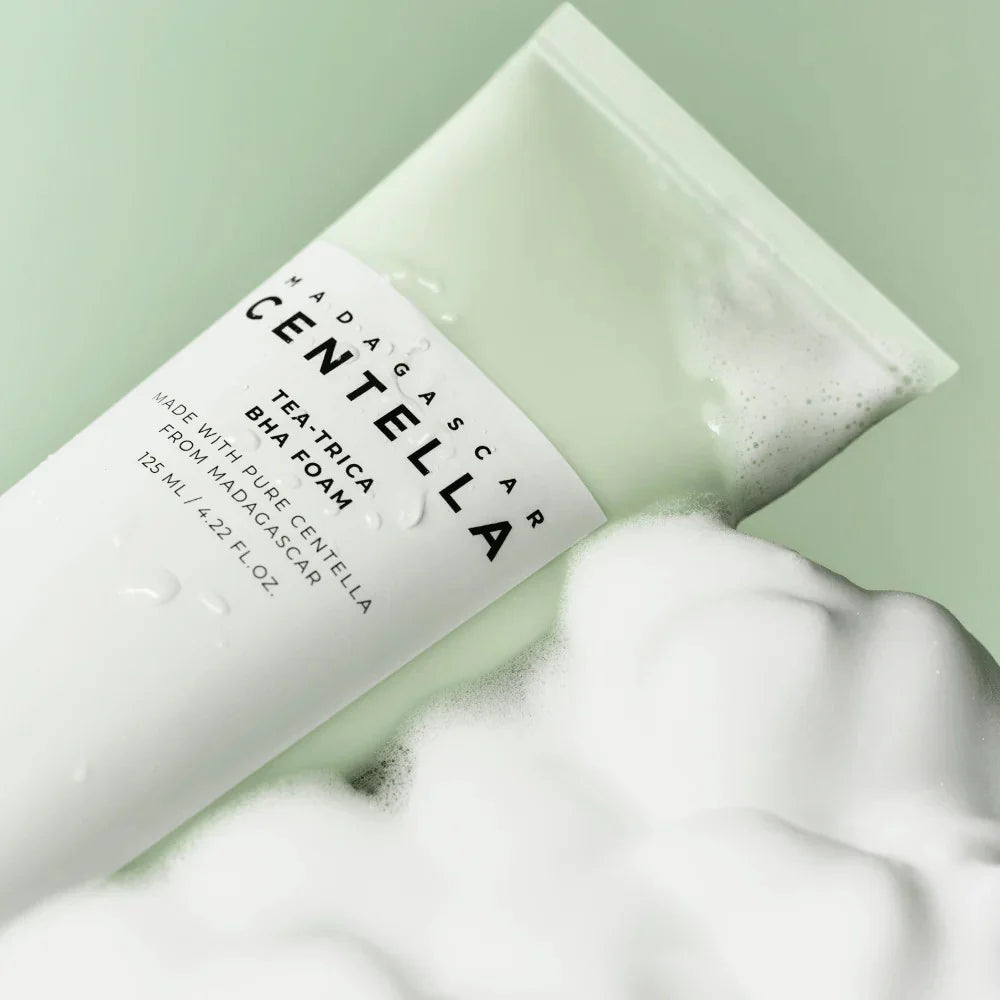 SKIN1004 - Madagascar Centella Tea-Trica BHA Foam - 125ml | Limpiador Facial Antiacné