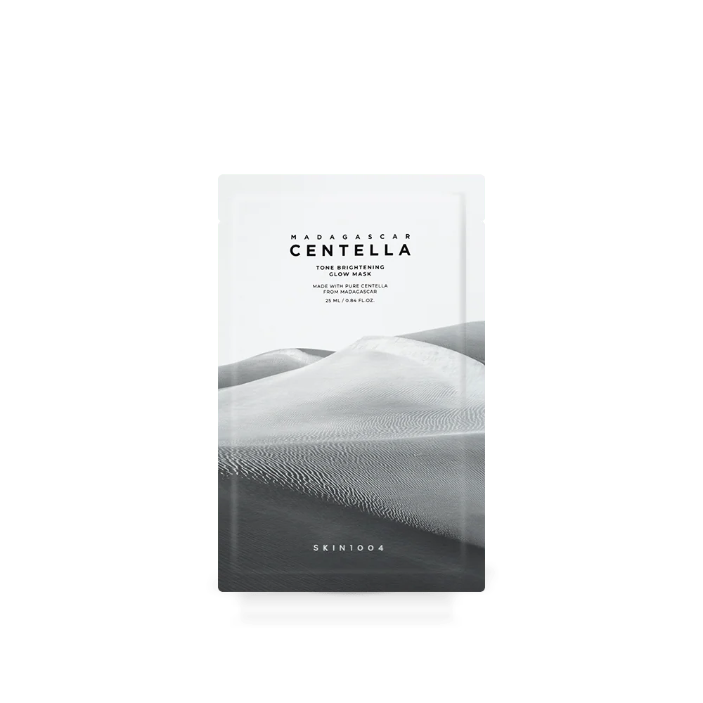 SKIN1004 - Madagascar Centella Tone Brightening Glow Mask - 1 pieza | Mascarilla Iluminadora que Unifica el Tono