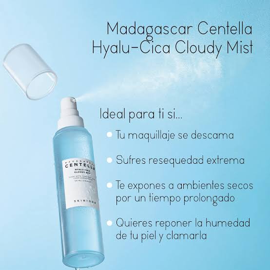 SKIN1004 - Madagascar Centella Hyalu-Cica Cloudy Mist - 120ml | Spray Facial Hidratante y Calmante