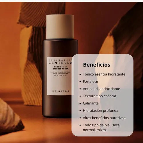SKIN1004 - Madagascar Centella Probio-Cica Essence Toner - 210ml | Tonico Antiedad Hidratante y Calmante